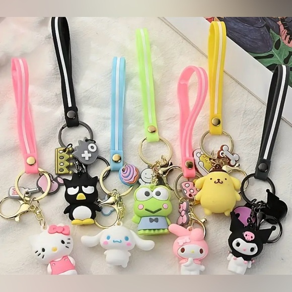 Sanrio | Accessories | Sanrio Hello Kitty Friends Keychain With Strap ...